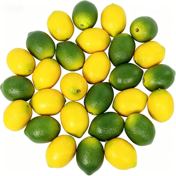 Artificial Lemon Decor 28 Pcs Faux Lemon Set Vivid Green Yellow Lifelike Simulation Fruit for Home Kitchen Party Decoration Realistic Fake Citrus Fruit No Real Color Fade Faux Lemons for Table Centerpiece