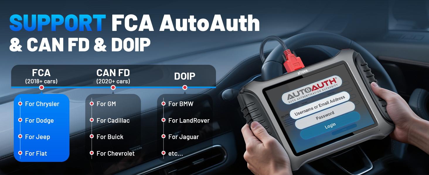 XTOOL X100 PAD3 Scan Tool & Programmer Tool with [KC100+EEPROM Adapter $350 Value Kit], All System Bidirectional OBD2 Scanner with FCA AutoAuth, 38+ Resets, ECU Coding, CAN FD & DOIP, 2 Years Update