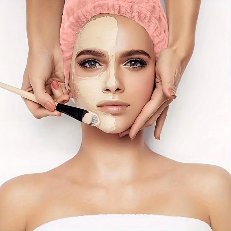 2pcs Face Washing Hair Ties, Women's Makeup Single Loop Coral Hair Cover, Sports Yoga Headband