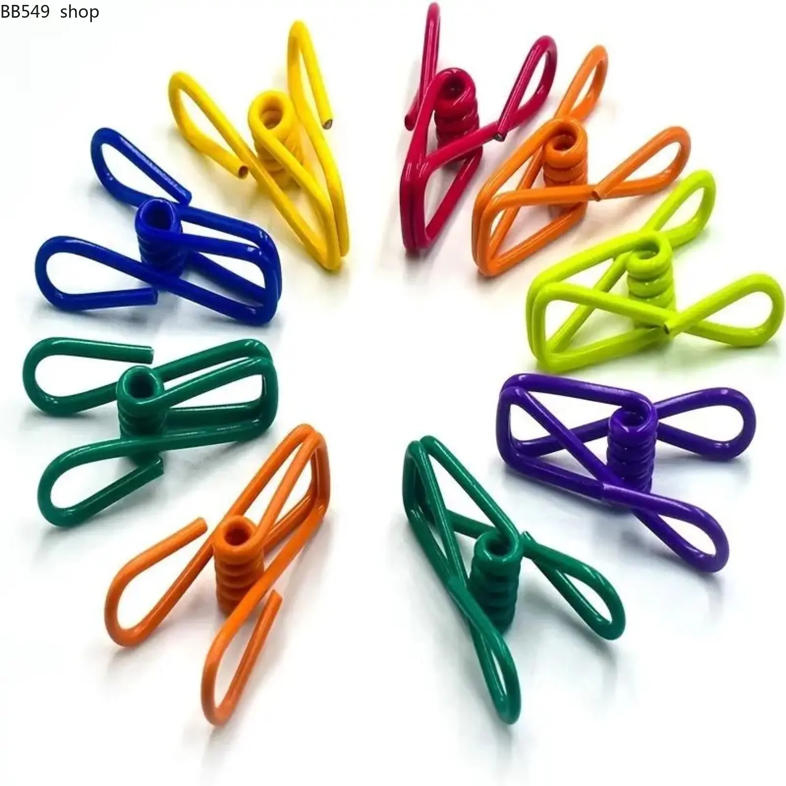 Random Color Snack Clip (10pcs/set), Practical Durable Multi-functional Steel Clip, Binding Supplies for Sealing Food Packaging, Snack Bag, Potato Chip Bags
