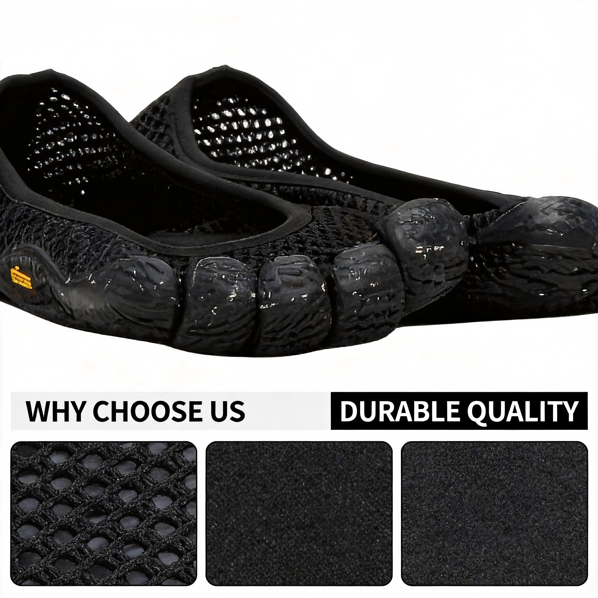 Women's Breathable Mesh 5-Finger Flexible Shoes - Lightweight, Stylish Barefoot Design, Non-Slip Yoga Flats for Pilates, Fitness & Daily Wear