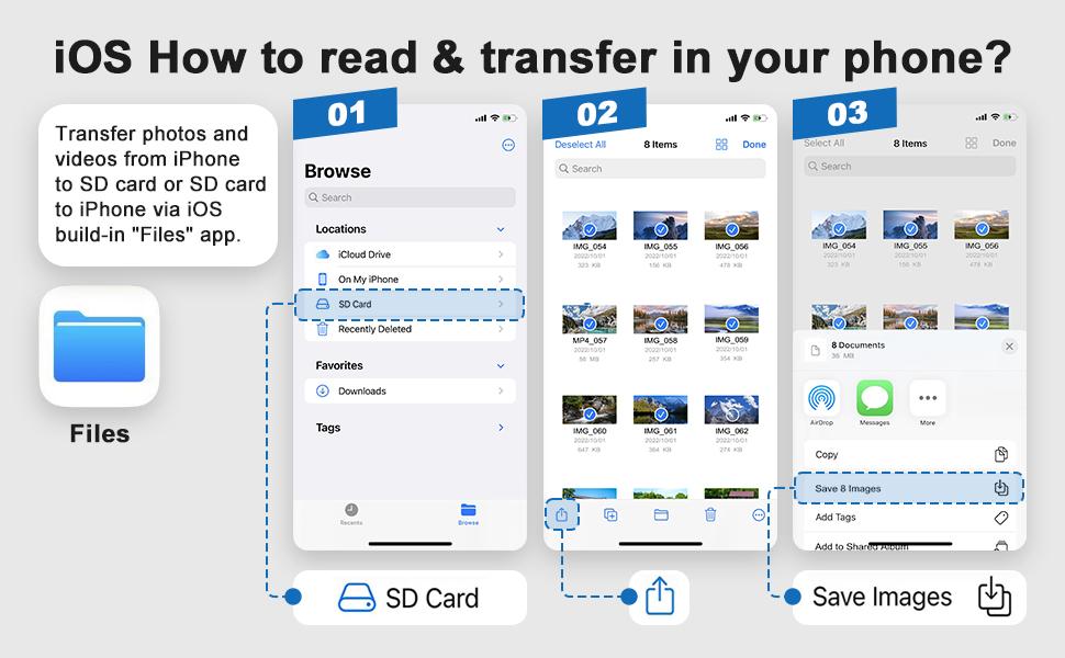 NextQube SD Card Reader for iPhone, Memory Card Reader with USB Camera Adapter, Viewer Supports SD & TF Card Micro SD Card Adapter for iPad , Phone Accessories office supply NextQube SD Card Reader for iPhone, Memory Card Reader with USB Camera Adapter, Viewer Supports SD & TF Card Micro SD Card Adapter for iPad , Phone Accessories office supply