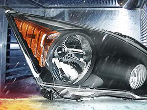 Nilight 2007 2008 2009 2010 2011 Honda CRV Headlight Assembly Black Housing Amber Reflector