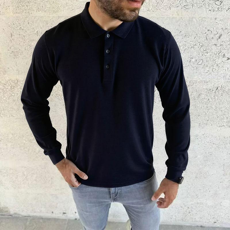 Men's Polo Shirt, comfortable short-sleeved casual fit, classic collared T-shirt, suitable for work, golf, travel and everyday wear.