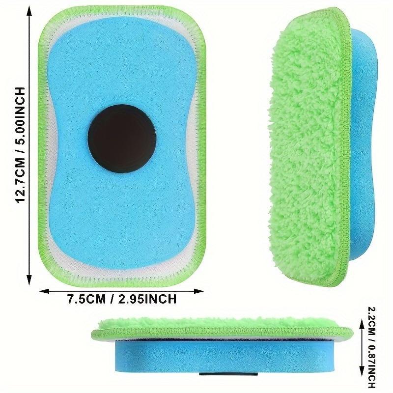 Washable Chalkboard Eraser, 3 Counts/set Magnetic Chalkboard Eraser, Dry Eraser, Reusable Chalk Eraser for Home and Office School Dormitory