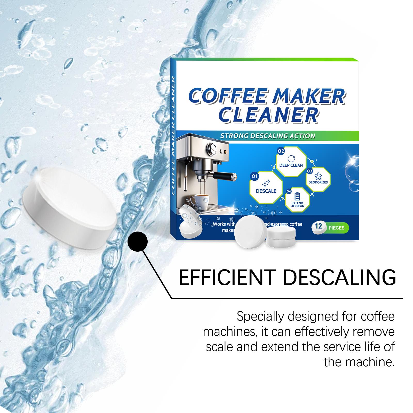AMZ Coffee Machine Cleaning Tablets: Daily Gentle Cleaning Of Stains And Scale. Portable And Universal Coffee Machine Cleaning And Care Tablets