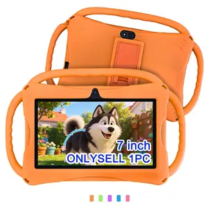 7-Inch Kids Tablet, 32GB ROM, 2gb RAM, Android, WiFi, Eye Protection Screen, Parental Control, Dual Cameras, Shockproof Case, Educational Apps