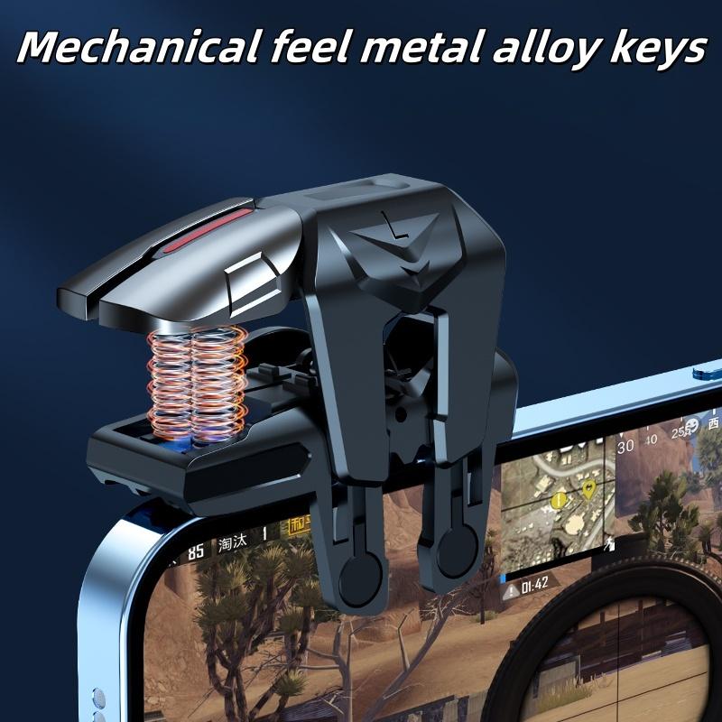 The G21 mobile game trigger is an ergonomic retractable gamepad with auxiliary buttons and mechanical buttons for mobile games handheld gaming console