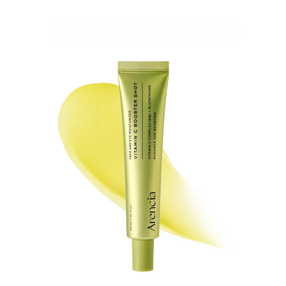 Arencia Unscented Vitamin C Booster Shot Glow Serum - 30ml/1.01 fl.oz Korean Beauty Skincare with Glutathione, Niacinamide, E - Brightening Solution, Hyperpigmentation & Dark Spots Treatment, Skin Repair - Face Care Serum
