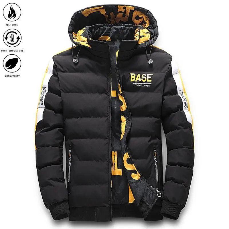 Men's Winter Hooded Jacket Full Zip Detachable Hood &Coat, Winter Jacket for Men, Men's Winter Jacket, WinterJackets for Men, Men's Winter Jackets, Men's Jacket, WinterJacket for Men, Jacket for Men Winter, Winter Coats for Men