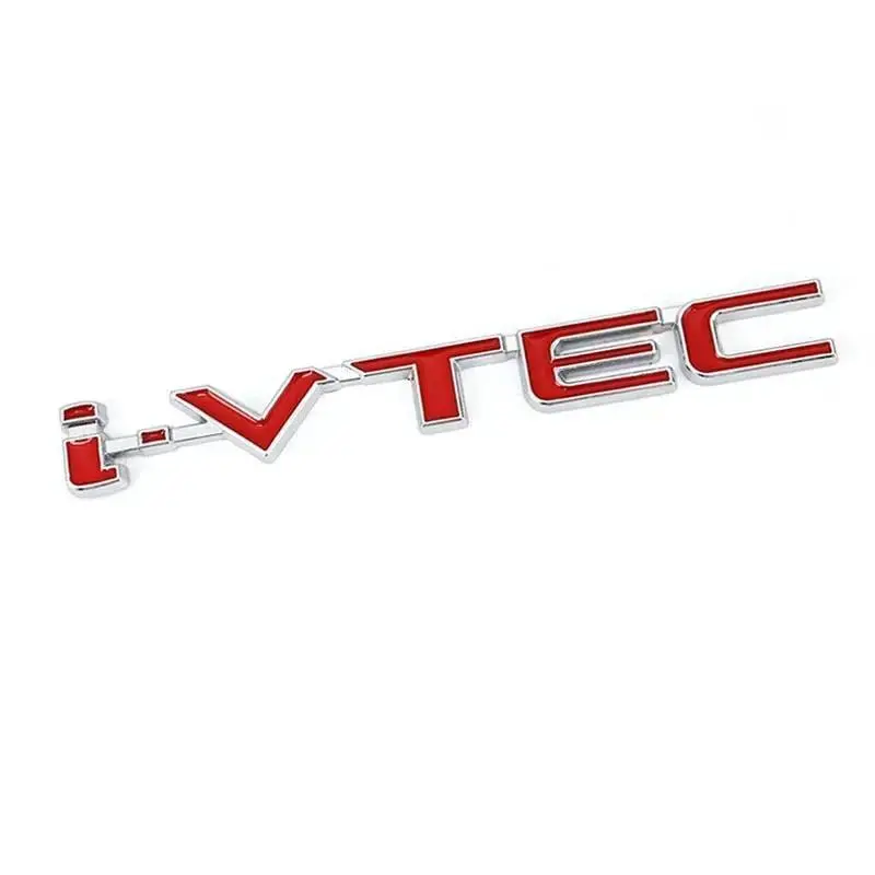 Car Sticker VTEC Emblem Decal for   I VTEC Badge Fit Accord Odyssey CRV HRV Exterior Accessories Decoration