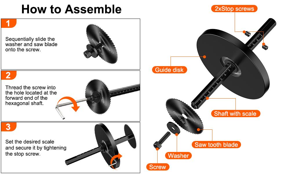 Inside Pipe Cutter for PVC Pipe, Cutter Tool Set with scale - Adjustable Depth Gauge, 6 Black Blades, 4" Black Hex Shank Inside Pipe Cutter for PVC Pipe, Cutter Tool Set with scale - Adjustable Depth Gauge, 6 Black Blades, 4" Black Hex Shank