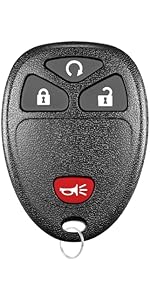Key Fob Replacement Fits for Chevy Silverado Avalanche Equinox Express Traverse GMC Yukon Sierra Acadia 2007 2008 2009 2010 2011 2012 2013 Cadillac Escalade Car Keyless Entry Remote OUC60270 OUC60221