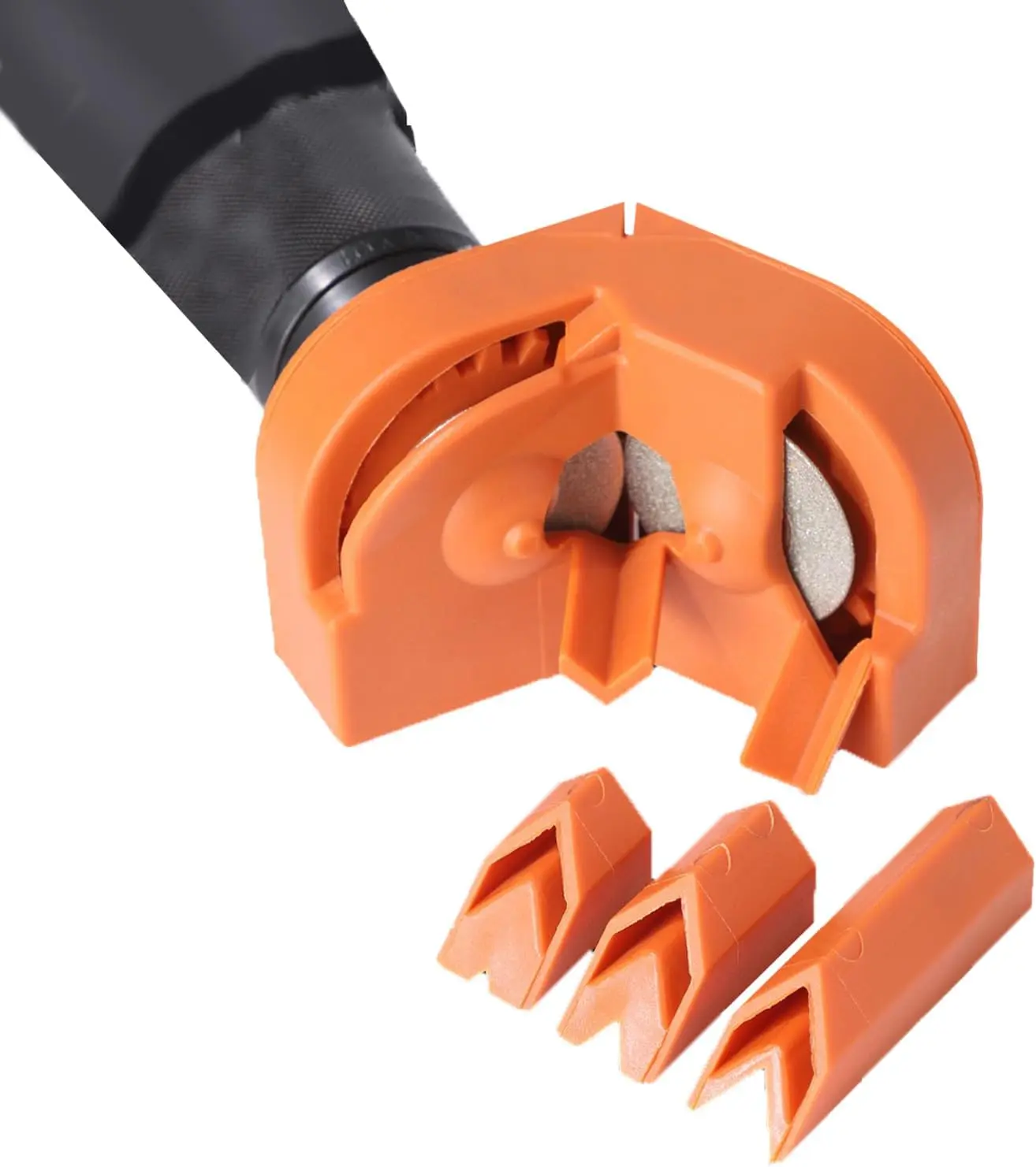 Bit Sharpener,Bit Sharpener for All Bits,Multipurpose Bit Grinding Sharpener for High-Speed, Masonry, Carbide, Cobalt & Tin-Coated BitsOrange