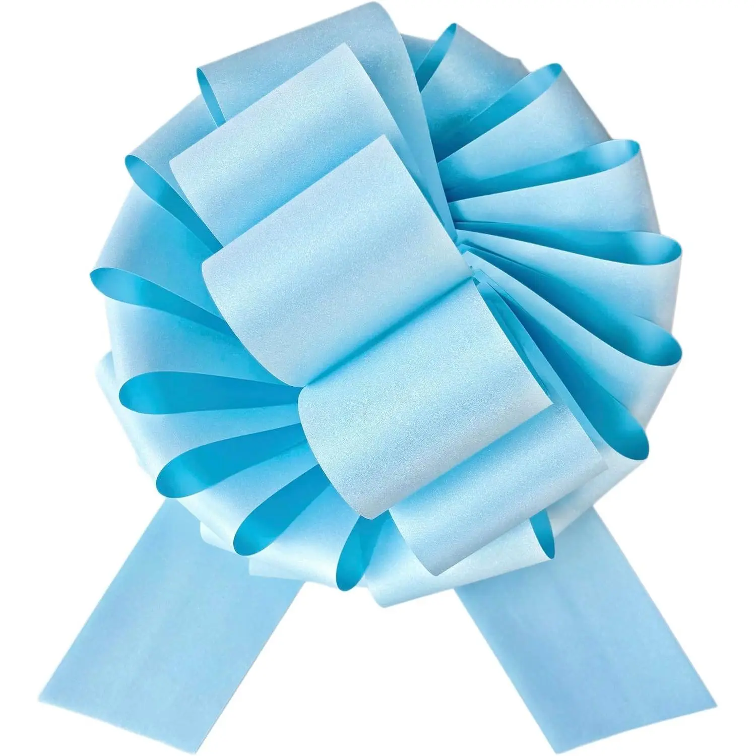 1 count Giant Light Blue Pull Bow for  Wrapping, 14" Large Ice Blue Glitter Large Ribbon Bow, Big  Bow for ,  Shower, Anniversary,  Boxes, Wedding, Party &  Decorations (Sky Blue)