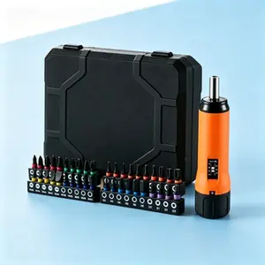 Torque Screwdriver Wrench Set 10-70 Inch Pounds with T-Bar Handle, 40 Hex Bits, 1/4" Socket, Shaft Extension, Multipurpose Tool Kit for Bike Repairing and Mounting, Orange, Professional Maintenance Tool, Reusable Precision Driver, No Glue Needed, Multipur