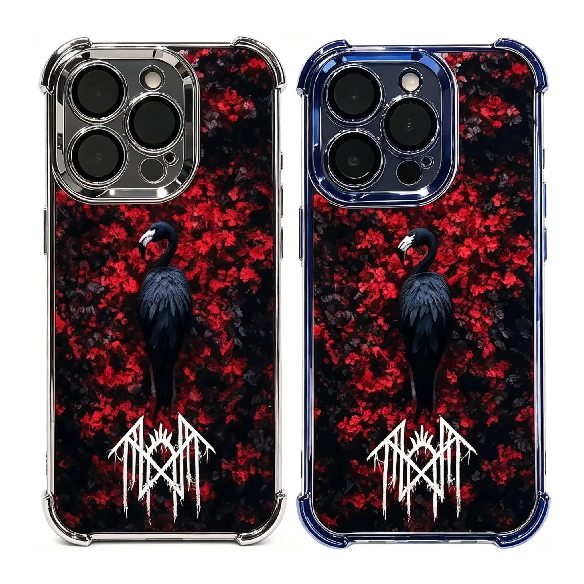 Angels Demons Sleep Token Arcadia Album Electroplated TPU Case for iPhone 17 16 15 14 13 12 11 Samsung S21 S22 S23 S24 S25 Four Corners Anti-Fall Soft Silicone Shockproof Protection