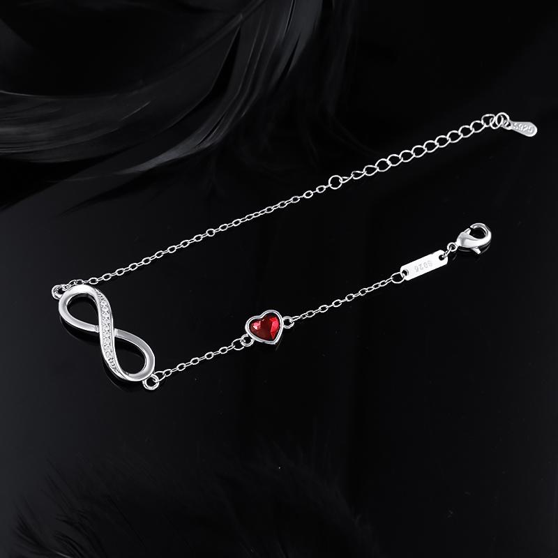 AELNEN S925 Sterling Silver Bracelet for Women - Birthday Gifts with Crystal Accents, Butterfly & Star Charm Jewelry for Sister/Mom/Daughter