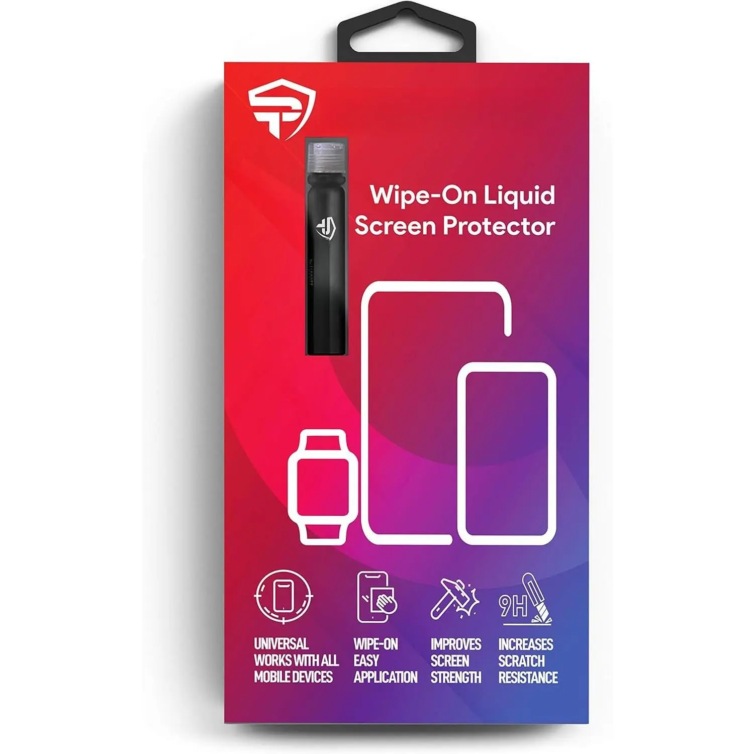 Liquid Glass Screen Protector for  Smartphones Tablets and Watches Wipe  Nano Protection for Up To 4 Devices - Bottle