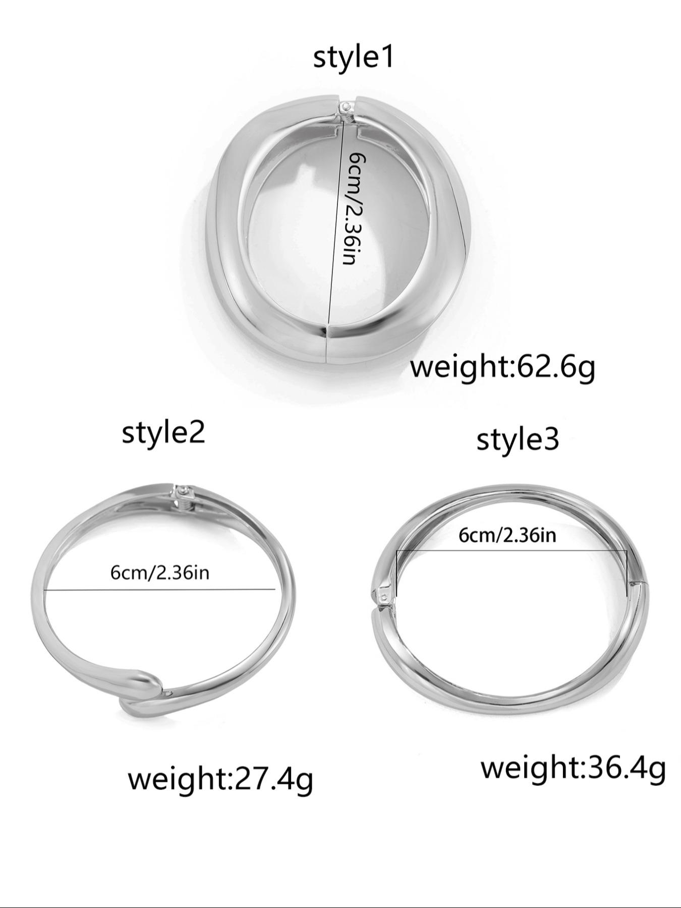 Women's Elegant Geometric Design Bangle Bracelet, Fashionable Bracelet, Fashion Jewelry for Party, Daily Clothing Decor, Trendy Bangles, All-match & Exquisite Jewelry for Birthday Gift