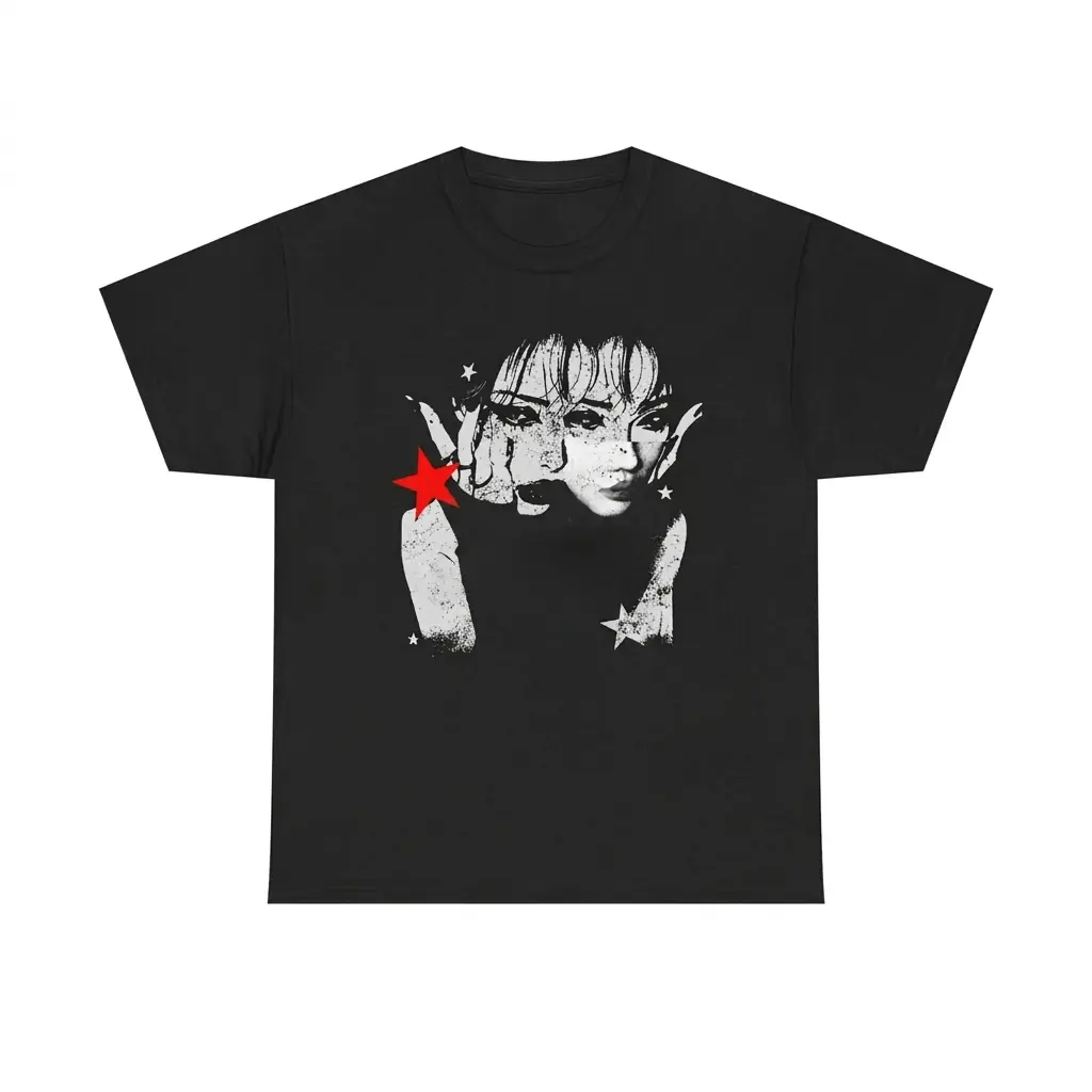 Star Girl Streetwear T-Shirt |   Y2k Streetwear Goth Grunge Style Unisex Cotton Tee cool gift round-neck graphic t-shirt