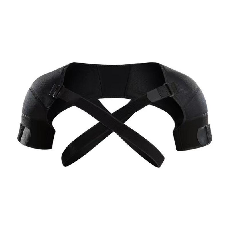 1pc Double Shoulder Brace for Women & Men, Double Sleeve for Sleeping, Adjustable Support for Rotator Cuff, Frozen Shoulder, AC Joint, Labrum Tear, Pain Relief Dual Wrap