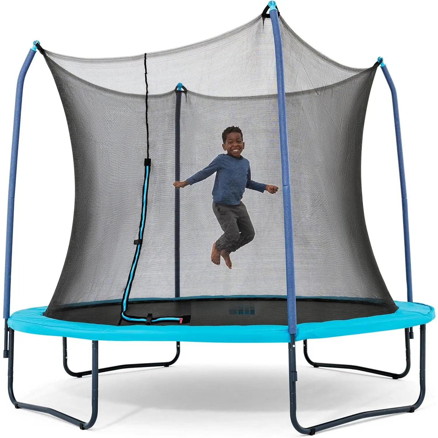 Xtreme Air 10FT 12FT 15FT Outdoor Trampoline for Kids and Adults, No-Gap Security Enclosure Net, Foam-Padded Poles, Fast & Easy Assembly, ASTM Approved,2-Year Warranty