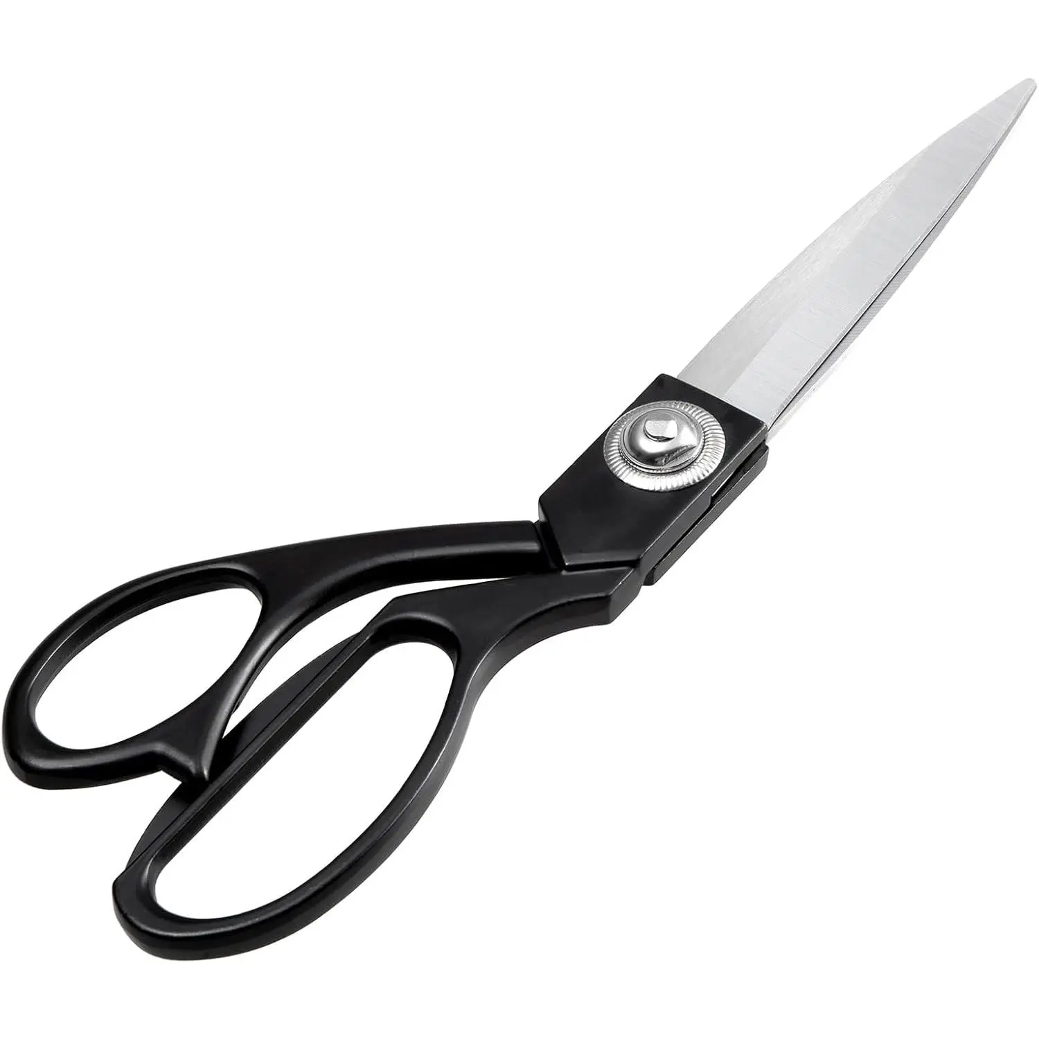 Black 8"  Tailor  - Stainless Steel Professional Heavy Duty Fabric and Leather  Shears for Clothing, Dressmaking, Sewing, and Crafts