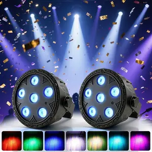 RGB Par Light, Stage Lighting Effects, Ideal for Weddings, Parties, Clubs, Music Events, Enhance Your Event Atmosphere