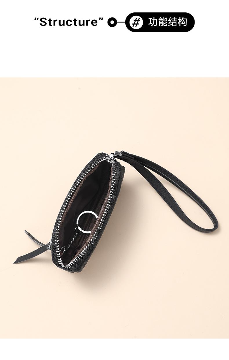 Mini Handheld Clutch for Women Double Zipper Coin Purse with Multiple Card Slots Small Portable Wallet for Coins Cash & Essentials Everyday Use