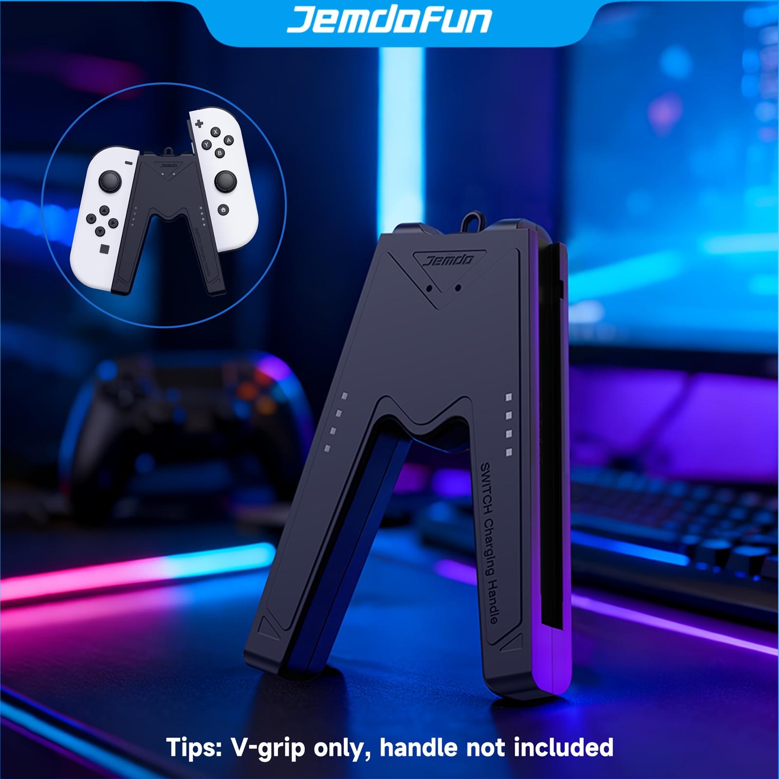 [Switch Controller Grip Stand] Suitable for Switch Controller Grip Stand V-Shaped Design Plug And Play ABS Material Suitable for Switch Additions OLED Stand Enhance Grip Experience