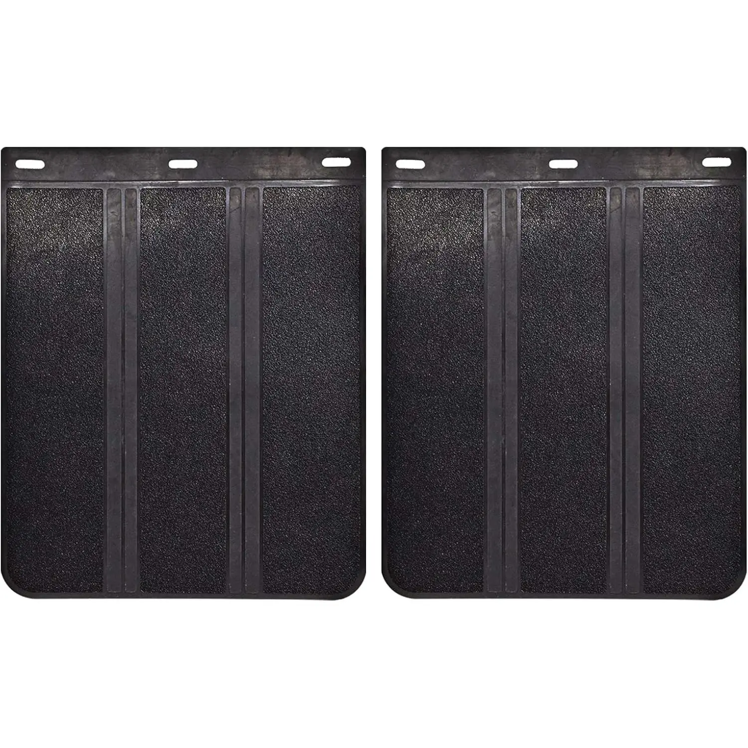 2pcs/Set Universal Heavy Duty Rubber Mud Flaps for Car Pickup SUV Vans Minivans Light Trucks RVs Semi-Truck Motor Home 4x4 4WD Off-Road Splash Guards Mudguards Dirty Traps 15”x12”