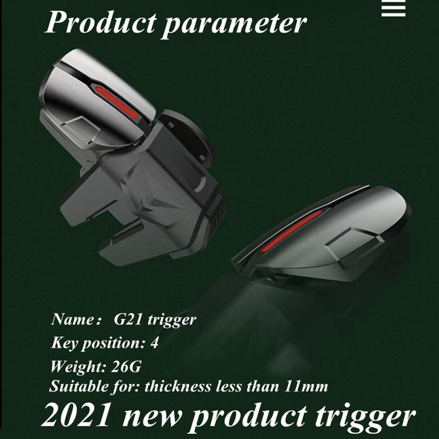 Mobile Trigger Pubg Cell Phone Control For Android IOS Gamepad Joystick Controller Game Pad Gaming Accessories Esports Controller Universal Joystick L1 R1 Cellphone