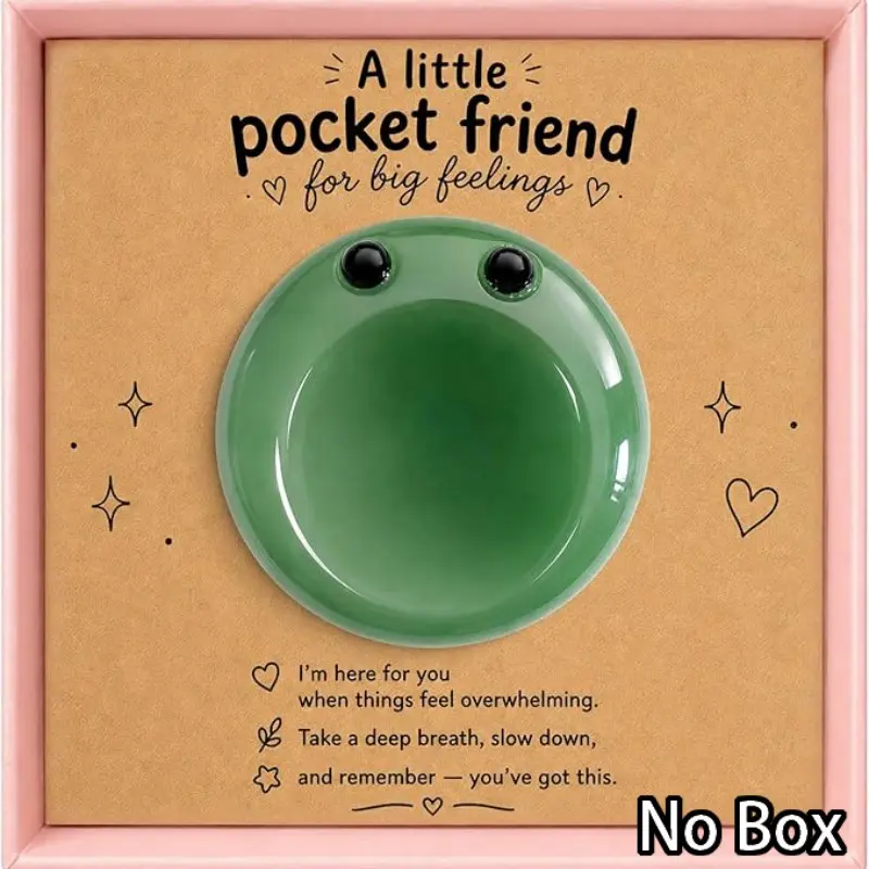 Cute Anxiety Relief Stone, Pocket Embrace Emotional Support Gift, Stress Relief Stone for Women and Children, Thinking of You Care Package