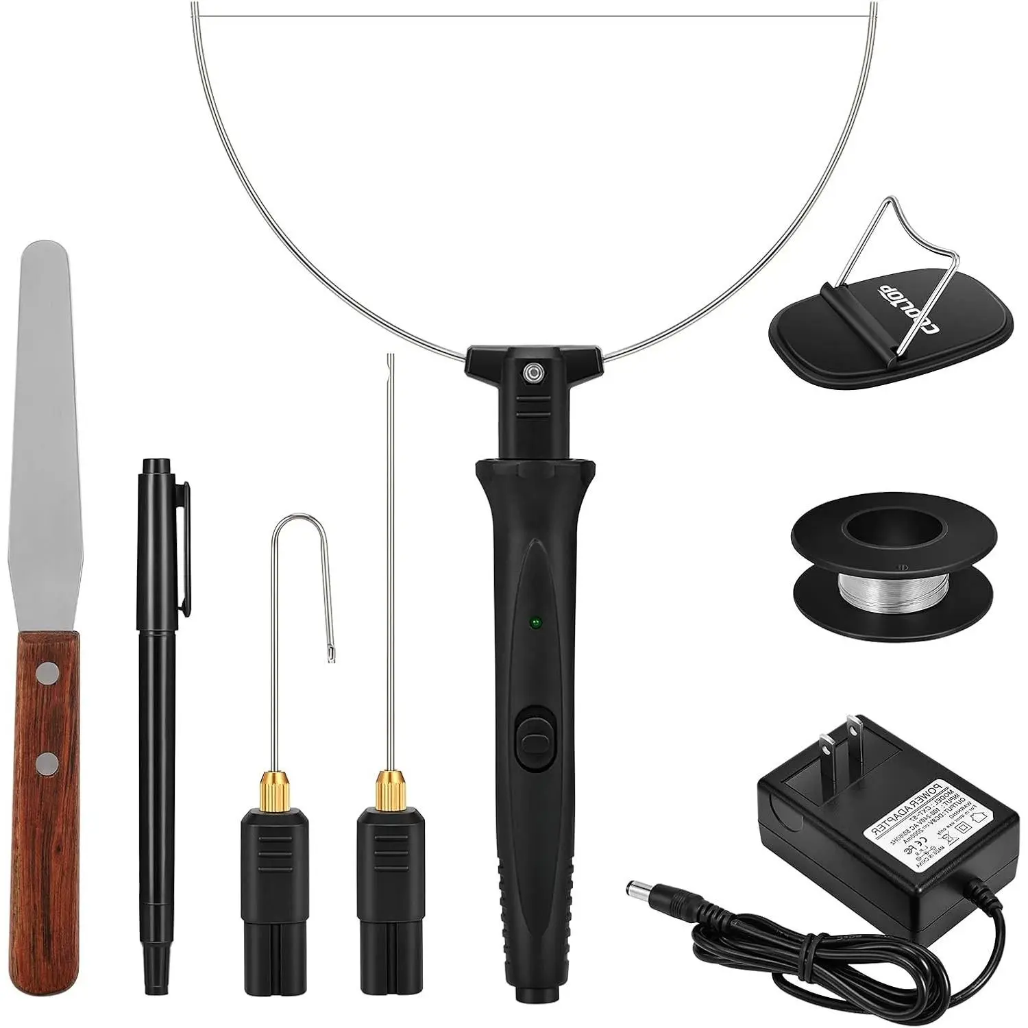 Hot Wire   kit, 18W Styrofoam   Electric Hot Wire   Tool, Heated  Carving  Kit with Cleaning Pen for  Board,  , EPP, KT Board, EPS