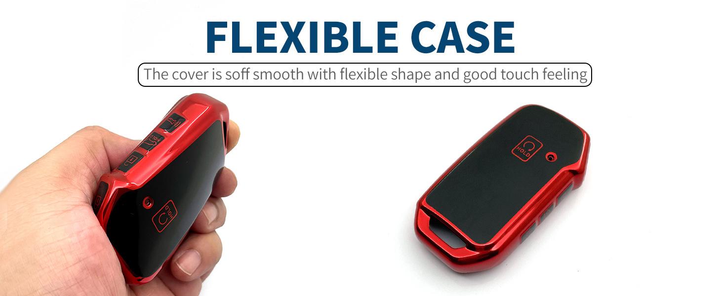 Suitable for Kia key cover. Beautiful TPU Key Case Compatible with Seltos Soul Telluride Sorento NIRO K5 Cerato Sportage Forte Ceed 4/5 Buttons Smart Remote Key (Pink Combination)