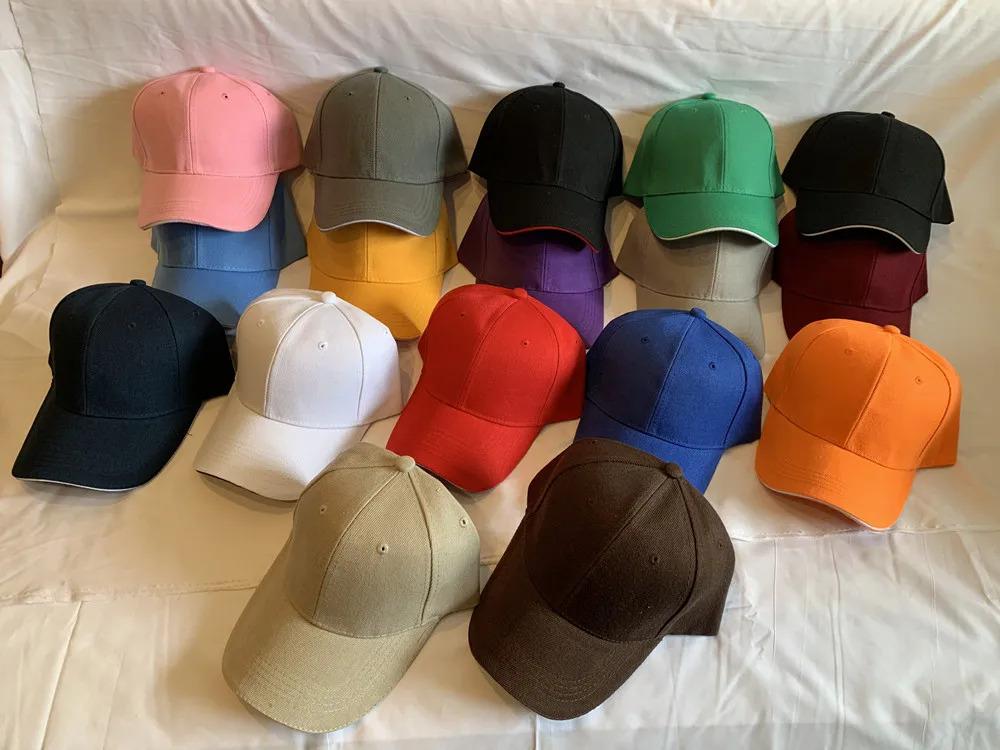 Unisex Cap Casual Acrylic Plain Baseball Cap Adjustable Hats For Women Men Hip Hop Cap Streetwear Dad Hat Wholesale