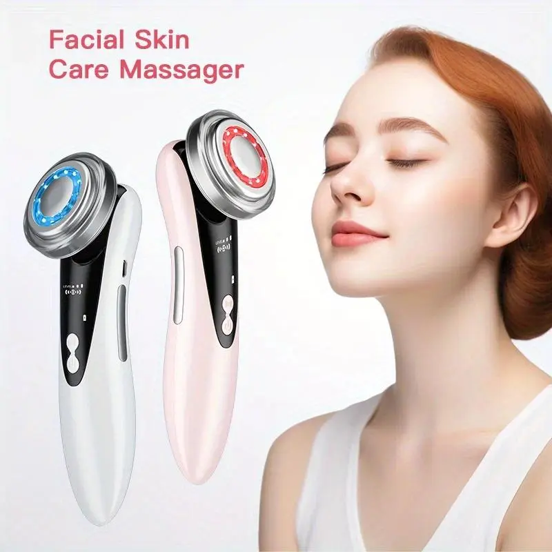 EMS Microcurrent Facial Beauty Device Electric Facial Massager Portable Skincare Tool for Daily Facial Tightening Care