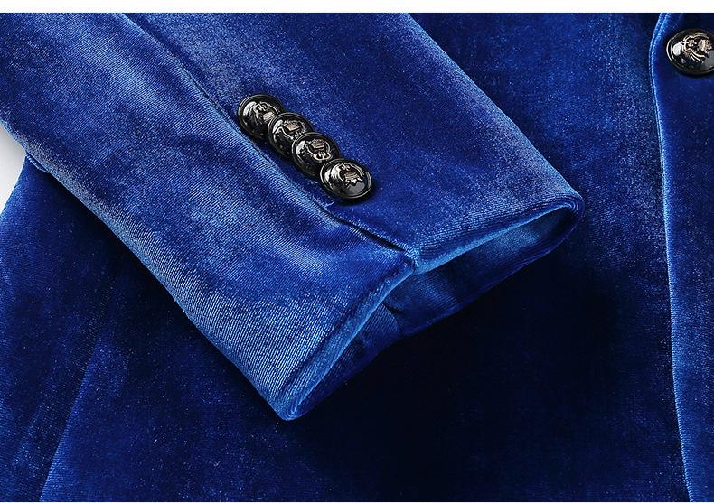 Men's Velvet Suit Jacket  Wedding Tuxedo, Formal Gala Dinner Blazer, Casual Evening Dress Coat