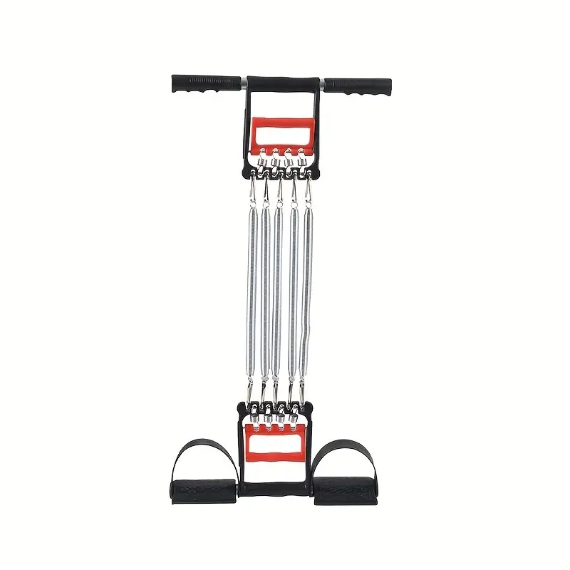 Multifunctional Upper Body Strength Trainer, Three-In-One Resistance Band Set, Comprehensive Fitness Equipment for Home Workouts