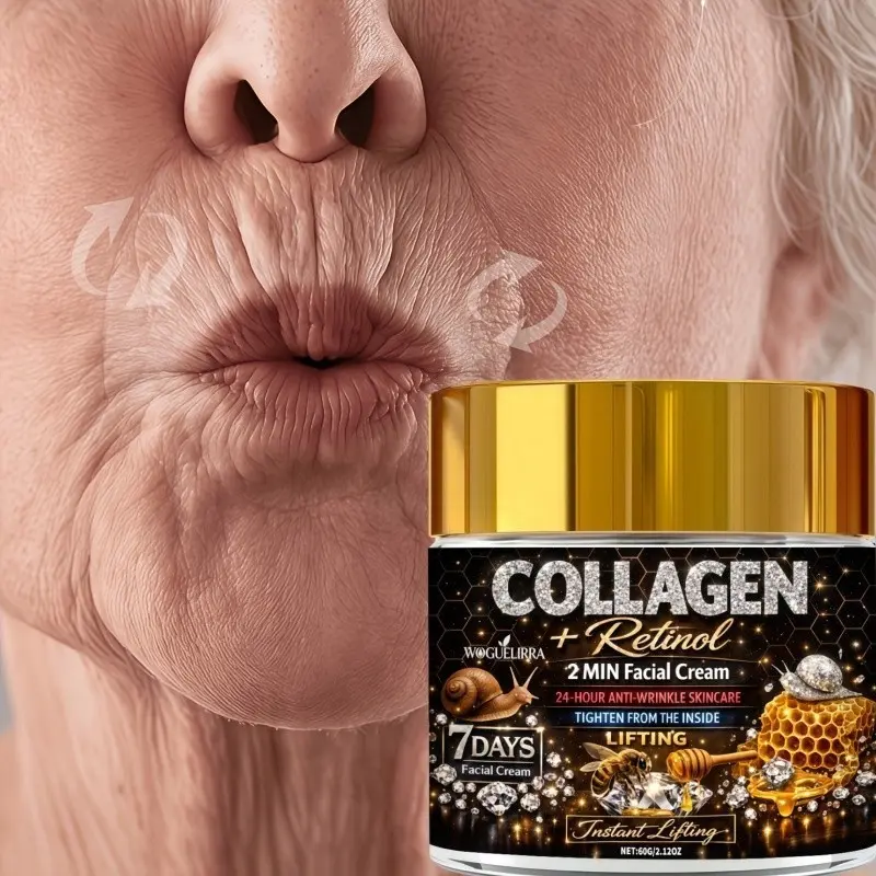 Collagen and Retinol 24hr Moisturizing Cream, Tightening and Firming Balm, 7-Day Hydration, Smooth Skin, Reduce Wrinkles, Anti Wrinkle Skin, Anti Aging Cream