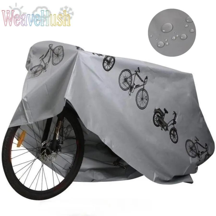 2026 Universal Waterproof Bicycle Rain Cover for Outdoor Storage, Heavy Duty MTB Mountain Bike Protective Cover with Sunproof UV Protection & Dust Resistant Design, Windproof Anti-Scratch Bike Shield for Patio, Garage, Camping & Travel Use