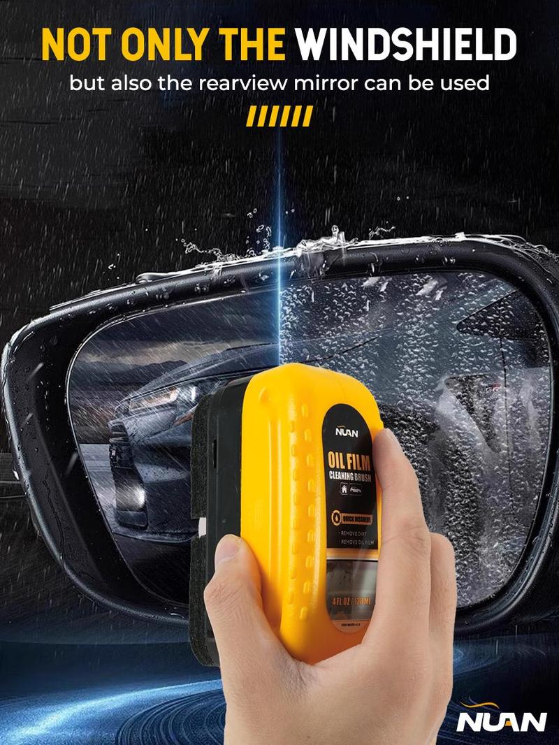 NUAN High-Performance Car Glass Oil Film Remover - Black Friday Sale All-Car Compatible Anti-Fog-nuan
