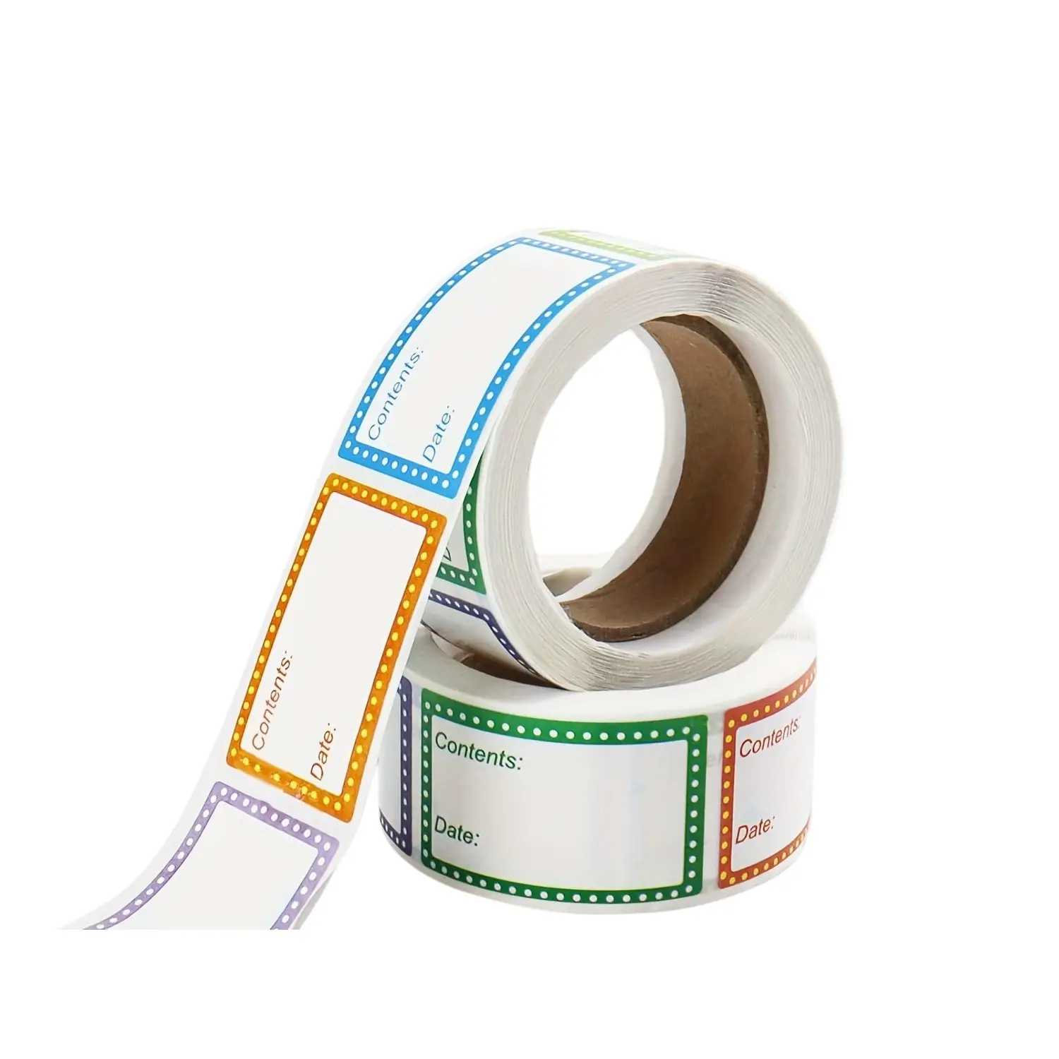 1 Roll 200 Food Safety Date Stickers, Refrigerator Storage Labels, Bottle Spice Tags, Colorful Blank Markers, Adhesive Seals