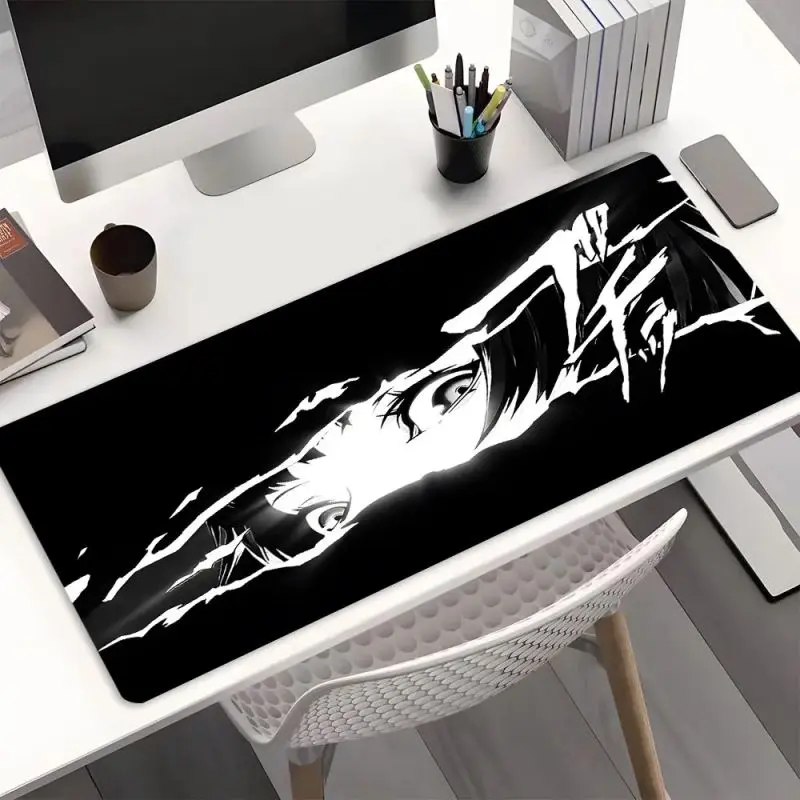 Shredded Effect Manga Theme Gaming Mousepad - High Detail Art, Non-Slip Large Mat, Aesthetic Desk Accessories, Desk Decor for Office & Gaming, Manga Enthusiasts' Gift