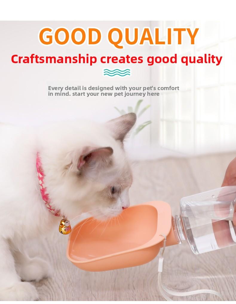 Pet going out water cup dog drinking water multi-functional water feeder portable pet supplies