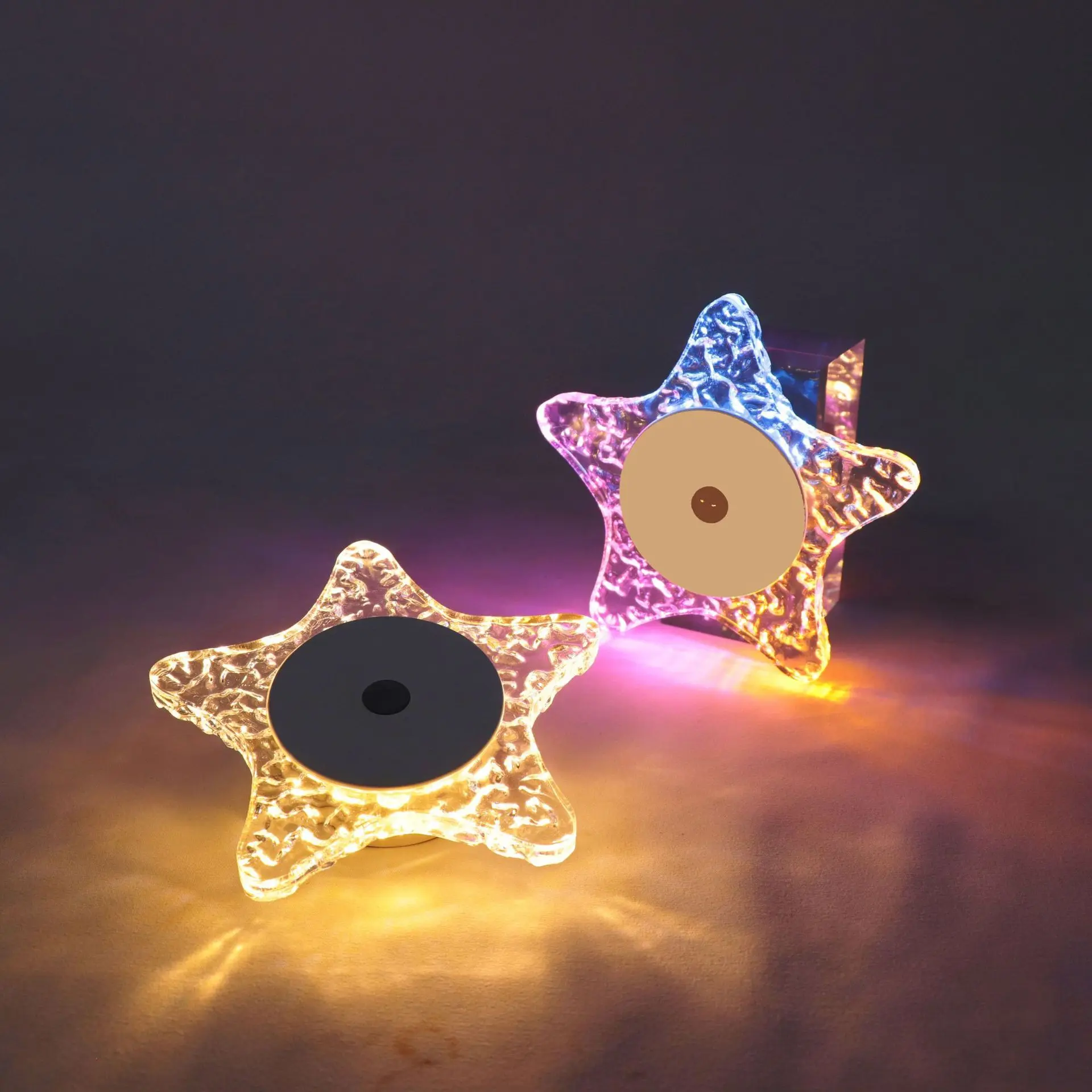 Marine Theme Starfish-Shaped Wall Mount Night Light - Tool-Free Wiring, Human Motion Sensor, Magnetic Base, Dimmable Adjustable Brightness LED Sconce for Bedroom, Corridor (Bedroom Inspo)