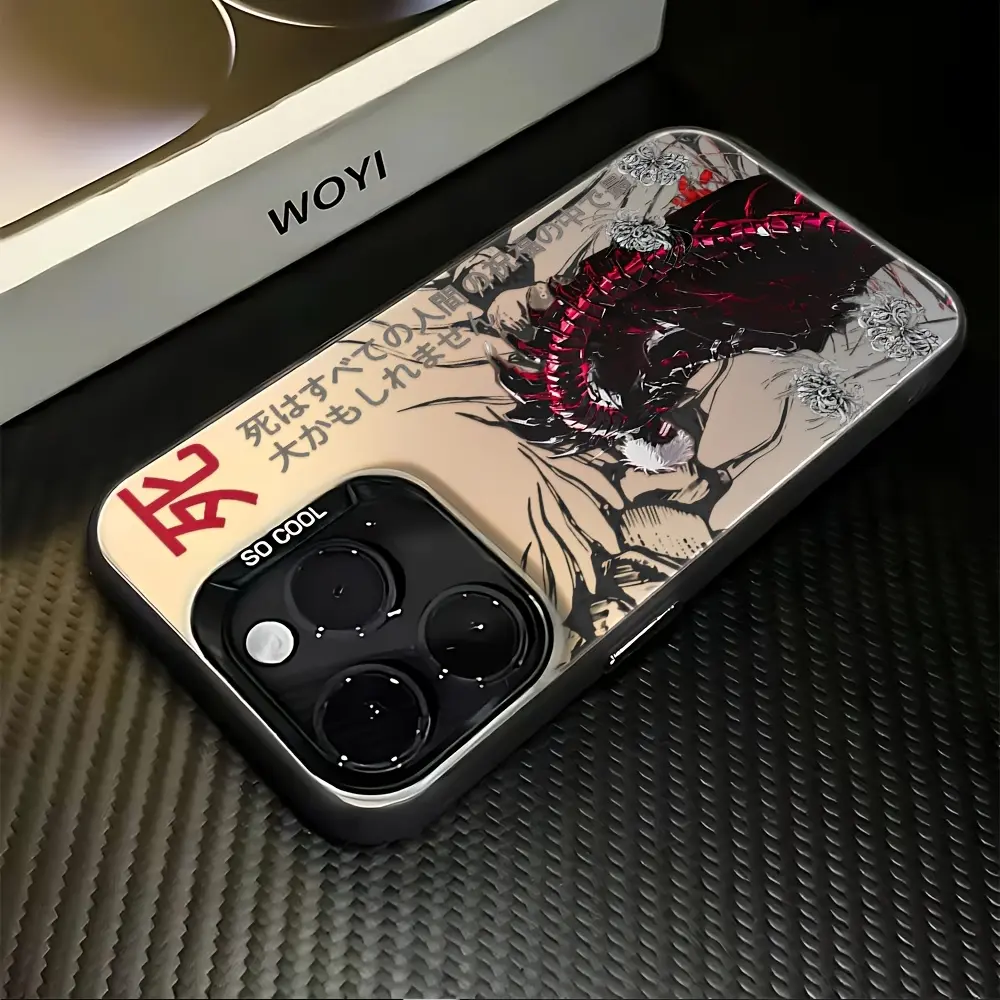 Phone Case Popular Anime K-Ken K-Kaneki Cool Phone Case, Men's Phone Case, Holiday Gift, Birthday Gift, Compatible with iPhone 17 Air 16 15 14 13 12 11 Pro Max Plus Protective Case