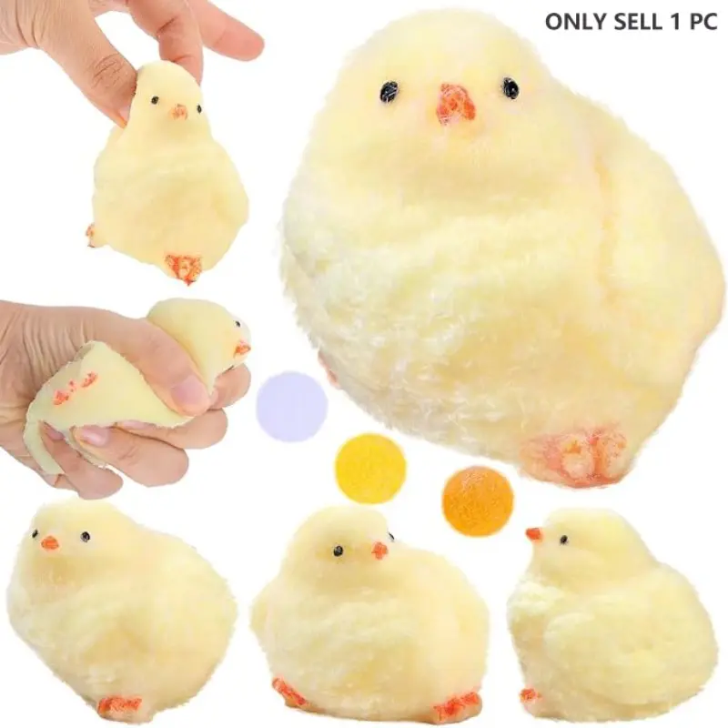 Chick Taba Squishies Toys, Ultra Soft Chick Squeeze Fidget Toys, Stress Relief Pinch Kawaii, Family Sticky Squishies Toys, Rjc030 Model
