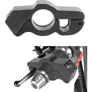 Heavy Duty Motorcycle Handlebar Lock, Anti-Theft Security Lock for Throttle Grip & Brake Lever, Solid Protection for Motorcycles